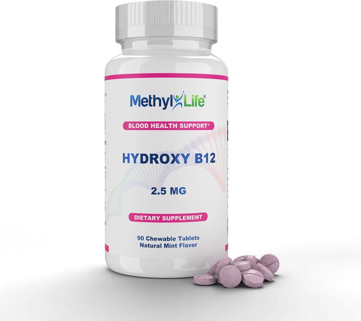 Methyl-Life Hydroxy B12 Sublingual Tablets – – Gentle, bioactive Hydroxy B12 for consistent daily support – Image 1