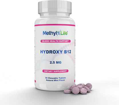Methyl-Life Hydroxy B12 Sublingual Tablets – – Gentle, bioactive Hydroxy B12 for consistent daily support – Image 1