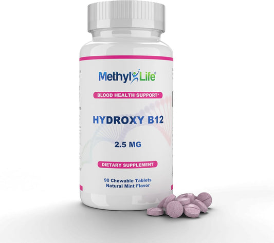 Methyl-Life Hydroxy B12 Sublingual Tablets – – Gentle, bioactive Hydroxy B12 for consistent daily support – Image 1