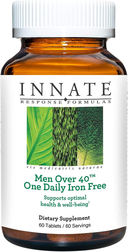 INNATE Response Formulas Men's Multivitamin Over 40 – Iron Free (60 Tablets)