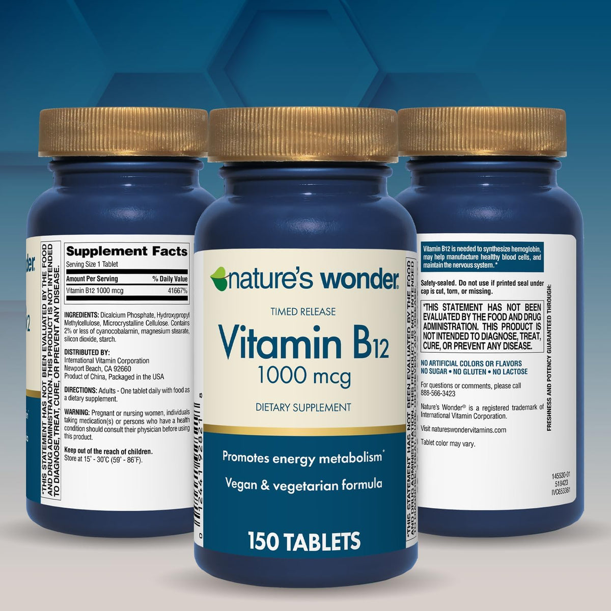 Nature's Wonder Vitamin B12 1000 mcg – Supports energy metabolism by helping convert food into cellular energy* – Image 9
