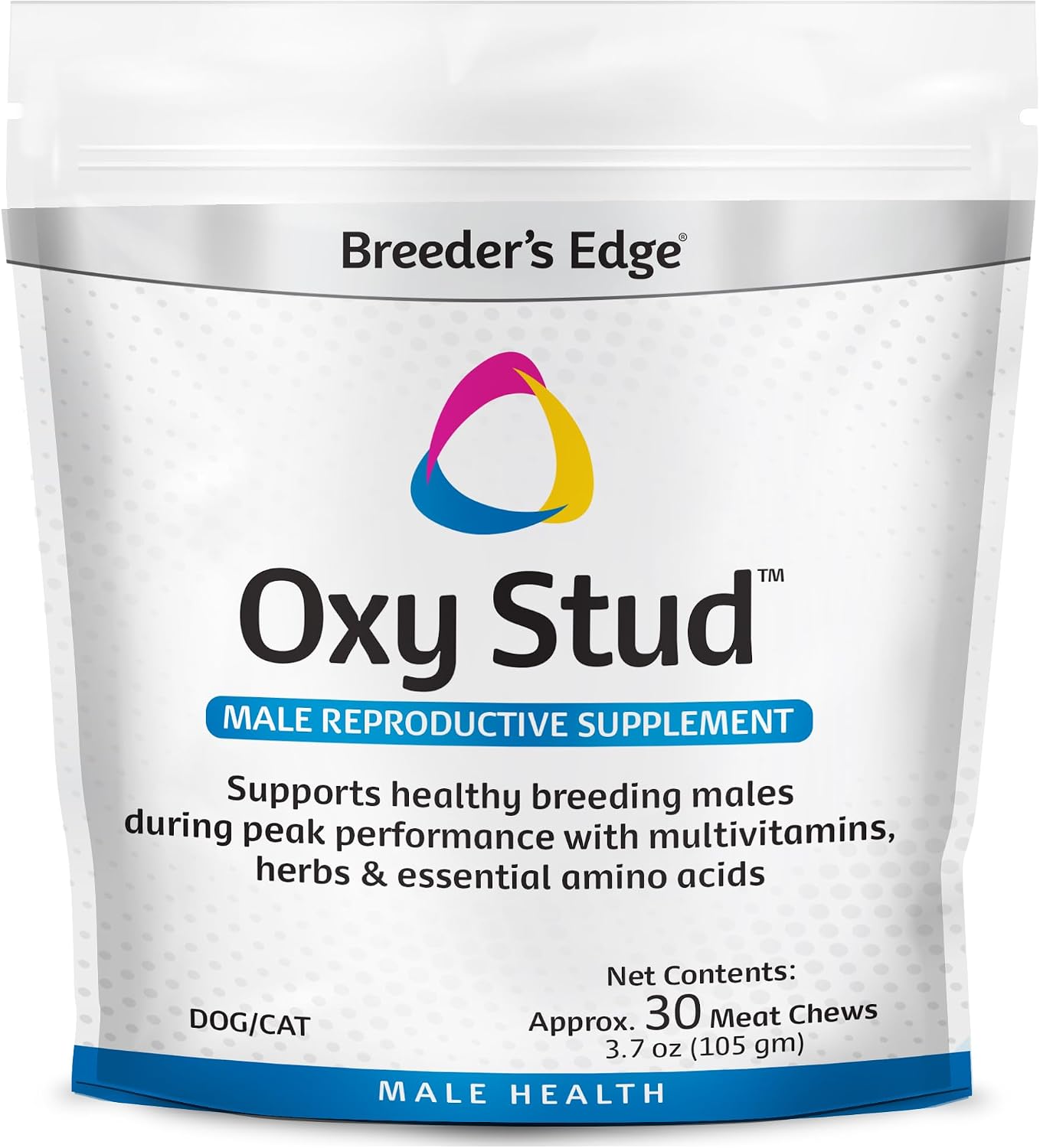 Breeder's Edge Oxy Stud Male Supplement Multivitamin - Soft Chews for Dogs & Cats (60 Chews) - görsel 10