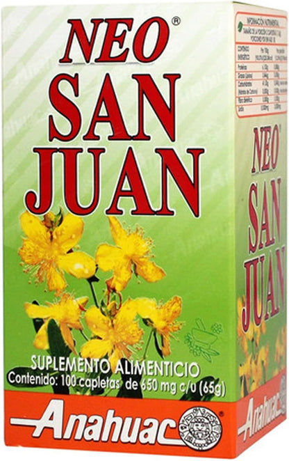 Neo San Juan St John's Wort Supplement, 100 Capsules
