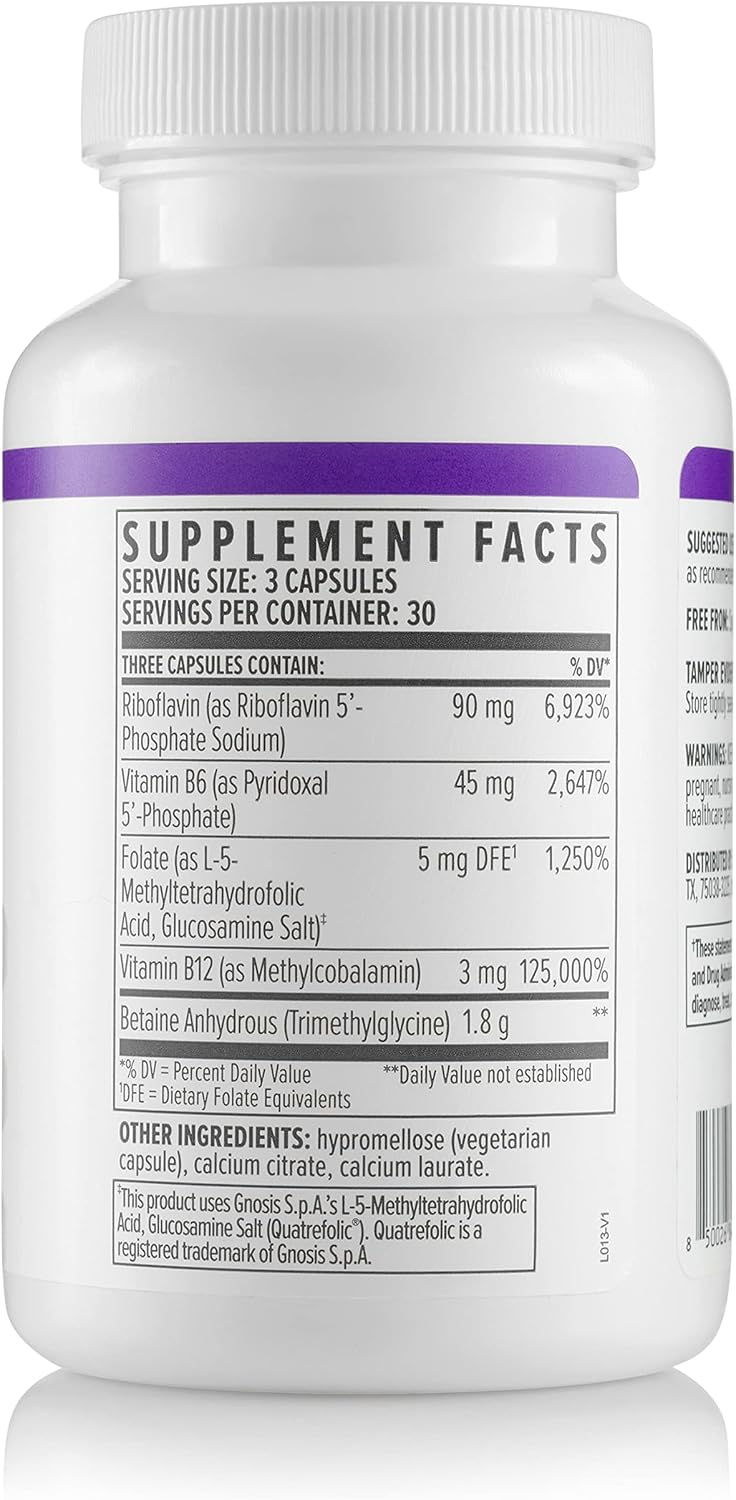 Biote Nutraceuticals - Methyl Factors+ - Circulation + Mood (90 Capsules) - görsel 6