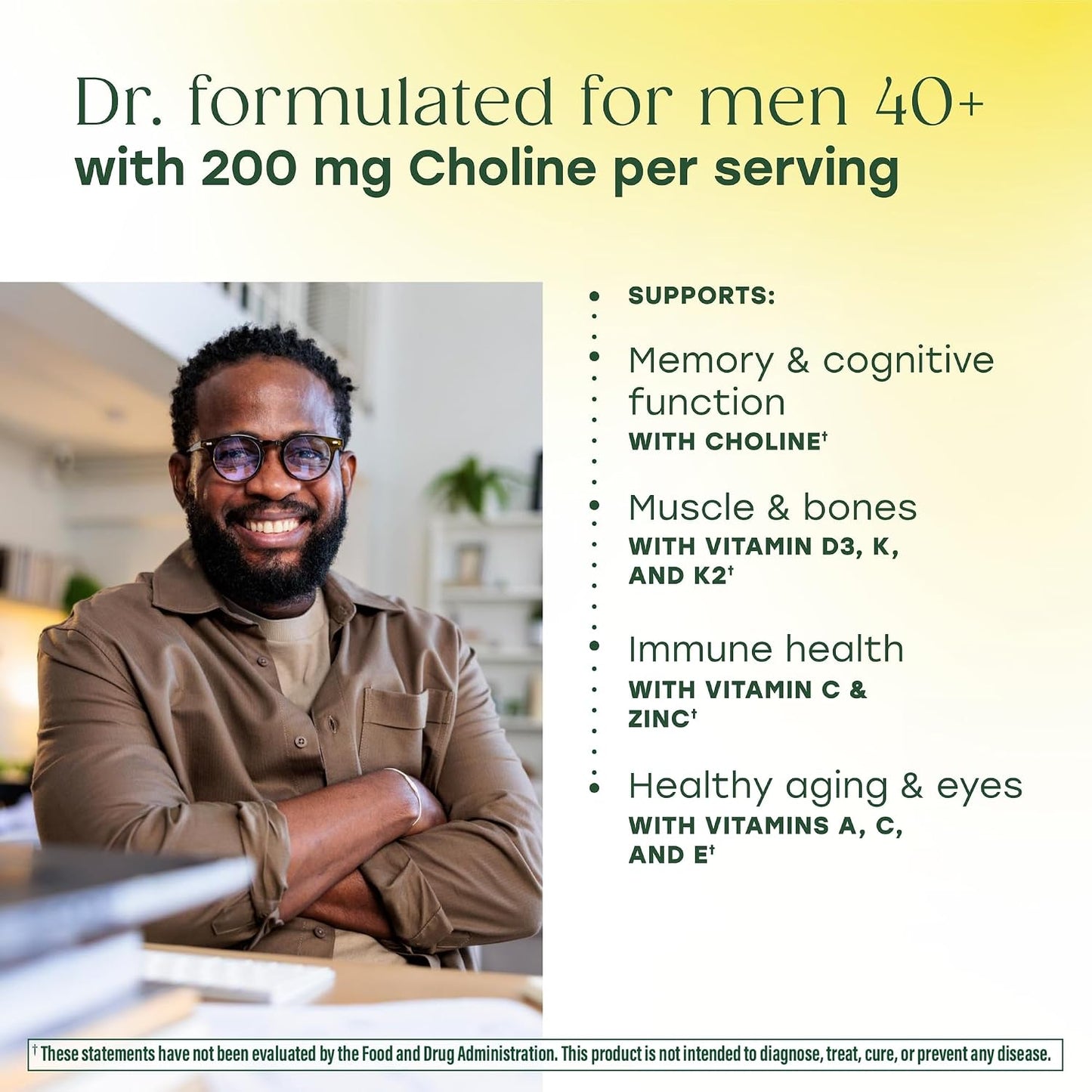MegaFood Men's 40+ Advanced Multivitamin - 60 Tablets - görsel 3