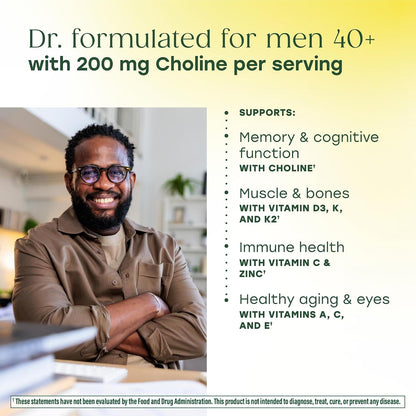 MegaFood Men's 40+ Advanced Multivitamin - 60 Tablets