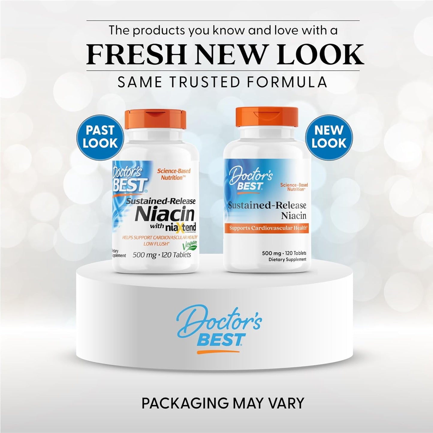 Doctor's Best Niacin 500 mg Extended Release – 120 Tablets - görsel 2
