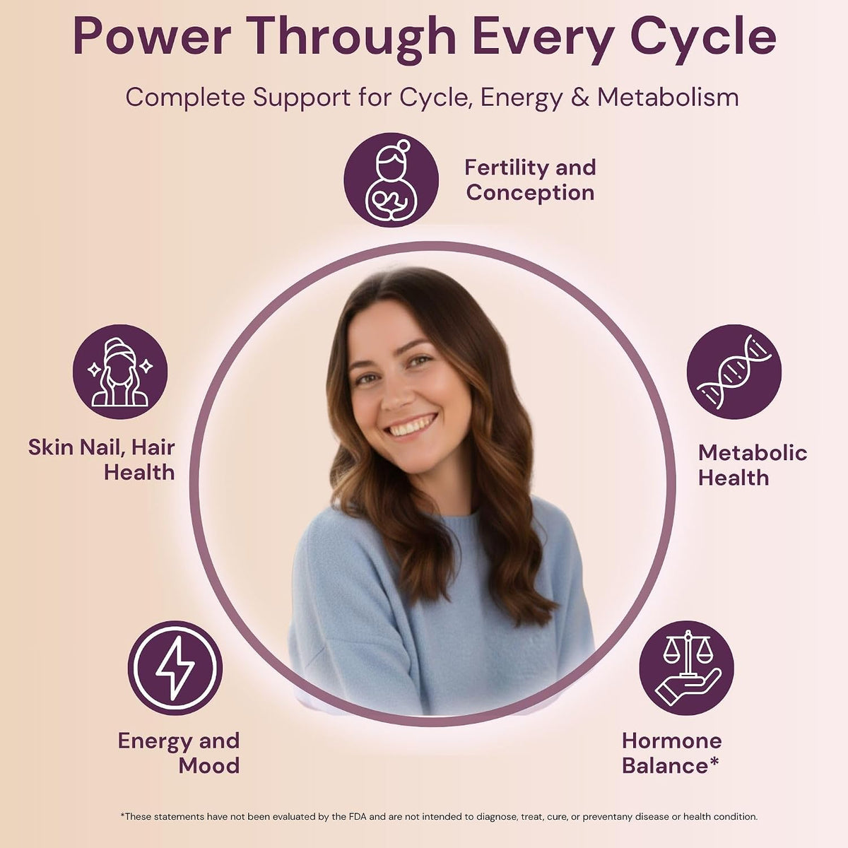 QSTA Myo-Inositol & D-Chiro Inositol – Glow, Strength & Vitality: Nutrients that target skin, hair, nails, bones, – Image 4
