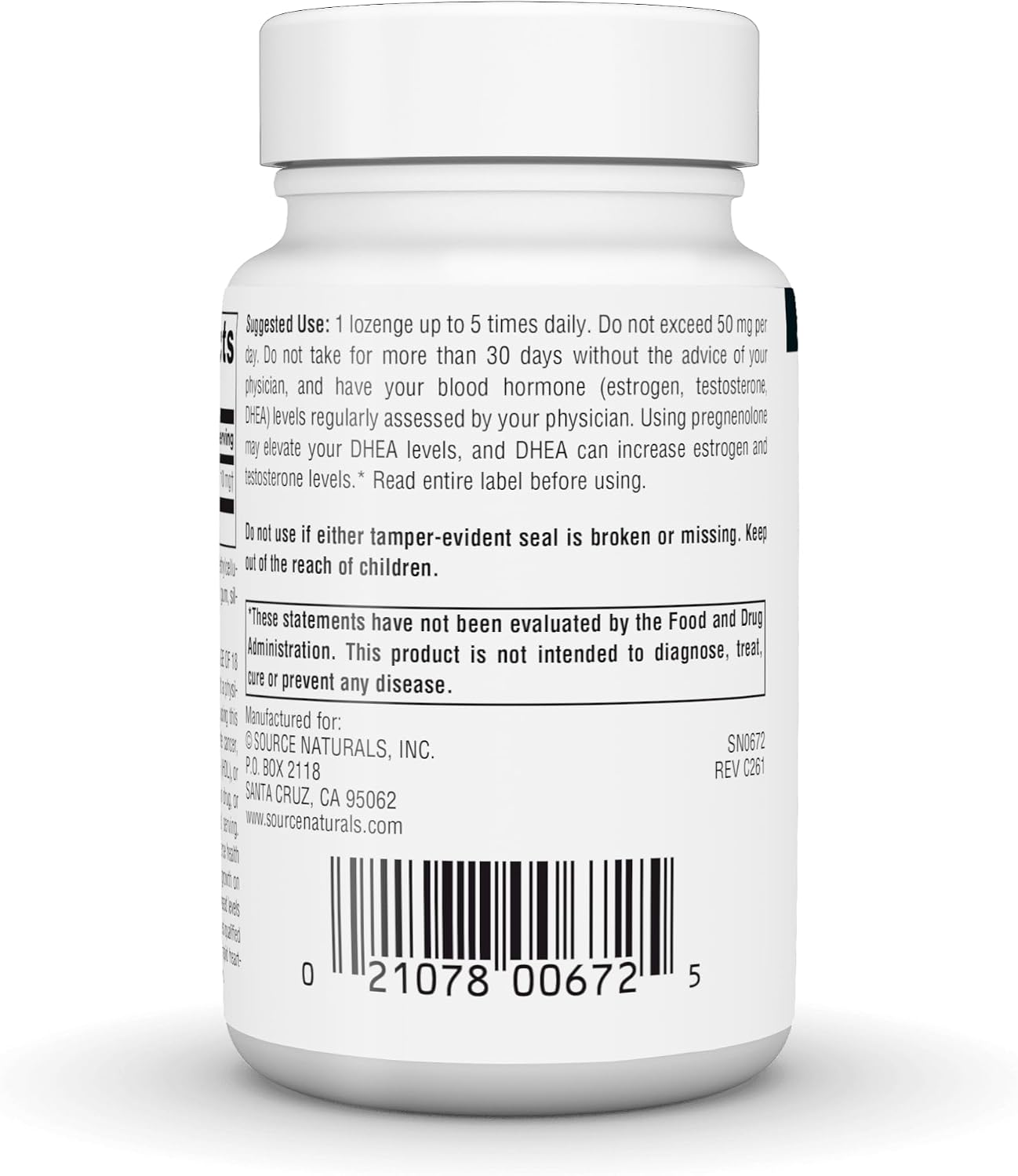 Source Naturals Pregnenolone 10 mg, 120 Tablets - görsel 4