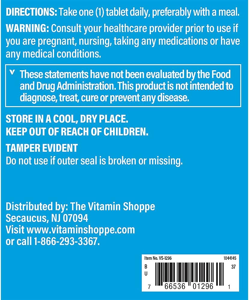 The Vitamin Shoppe C-1000 with Rose Hips 600 Tablets - görsel 3