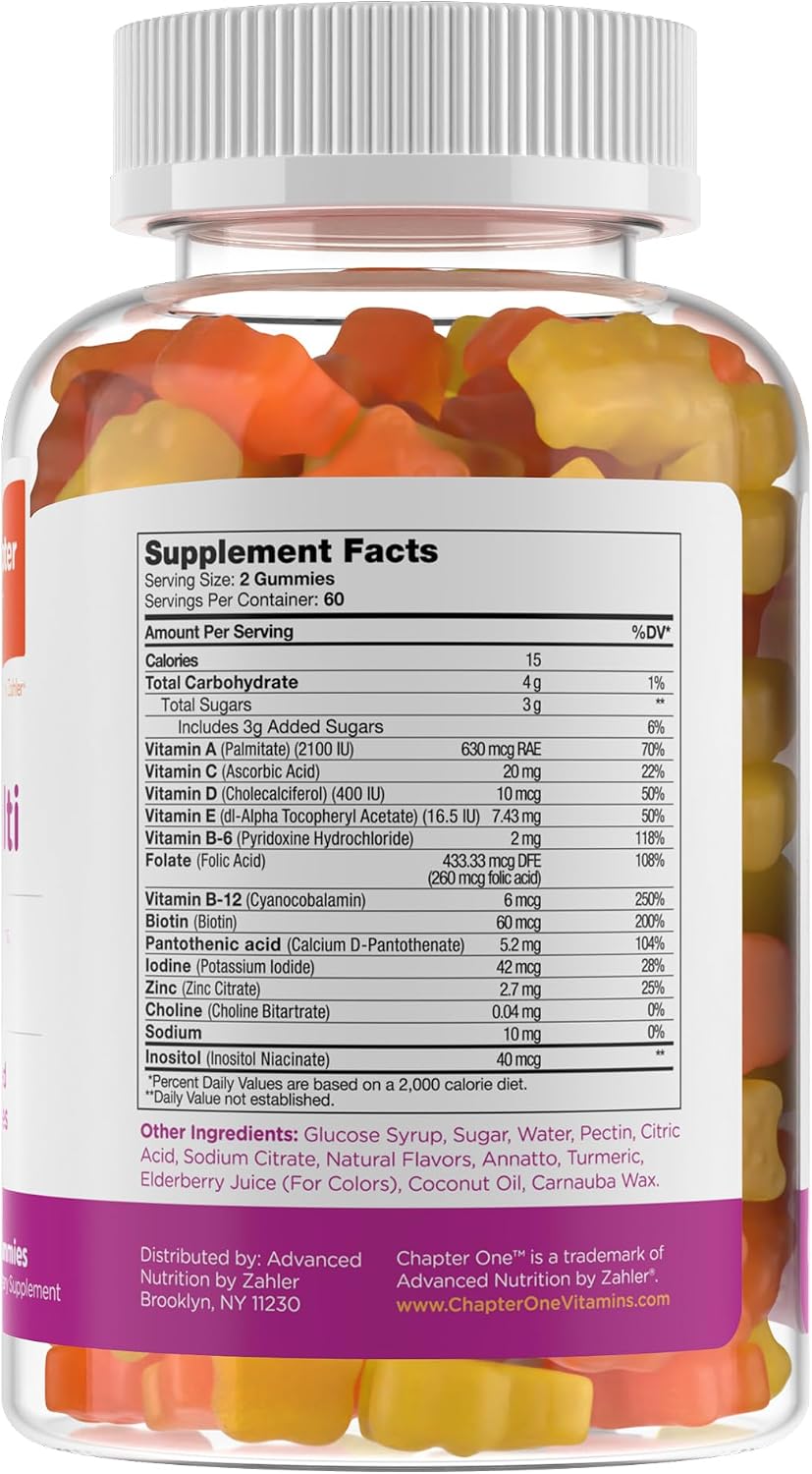 Zahler Chapter One Kids Multivitamin Gummies – 120 Gummies - görsel 2