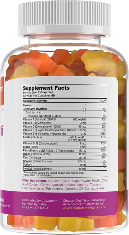 Zahler Chapter One Kids Multivitamin Gummies – 120 Gummies