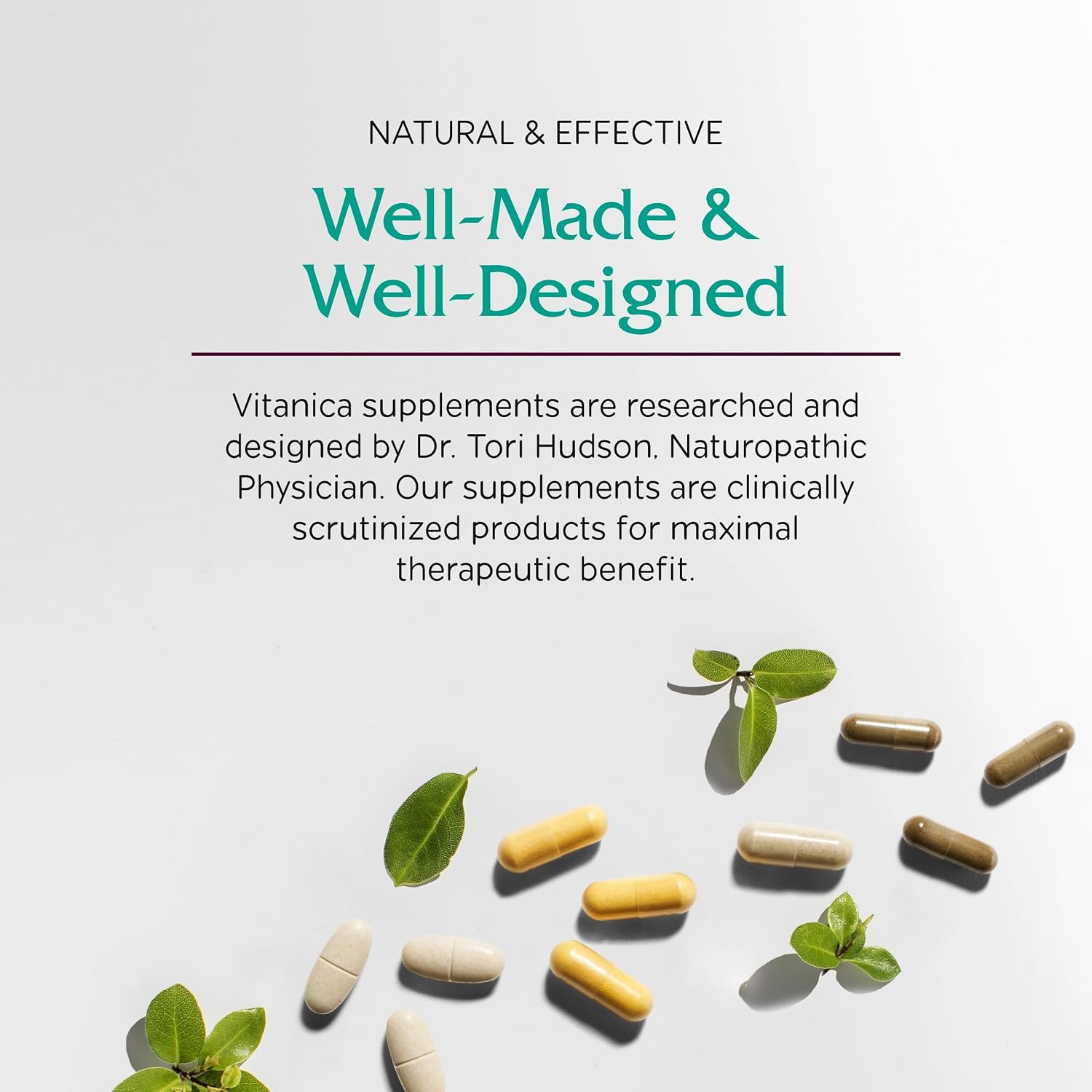 Vitanica BreastBlend - Breast Support Supplement - Antioxidant-Rich & Detoxification Support - Healthy Hormone Metabolism - Vegan - 90 Capsules - görsel 6