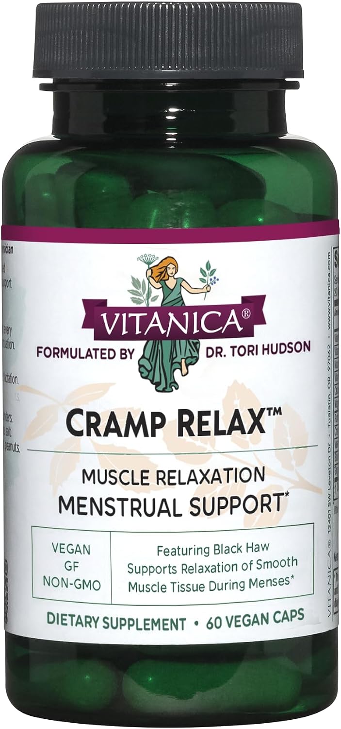 Vitanica Cramp Relax, Menstrual Support, Vegan, 60 Capsules - görsel 6