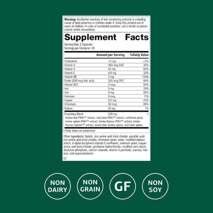 Standard Process Immuplex - Daily Immune Support - 90 Capsules