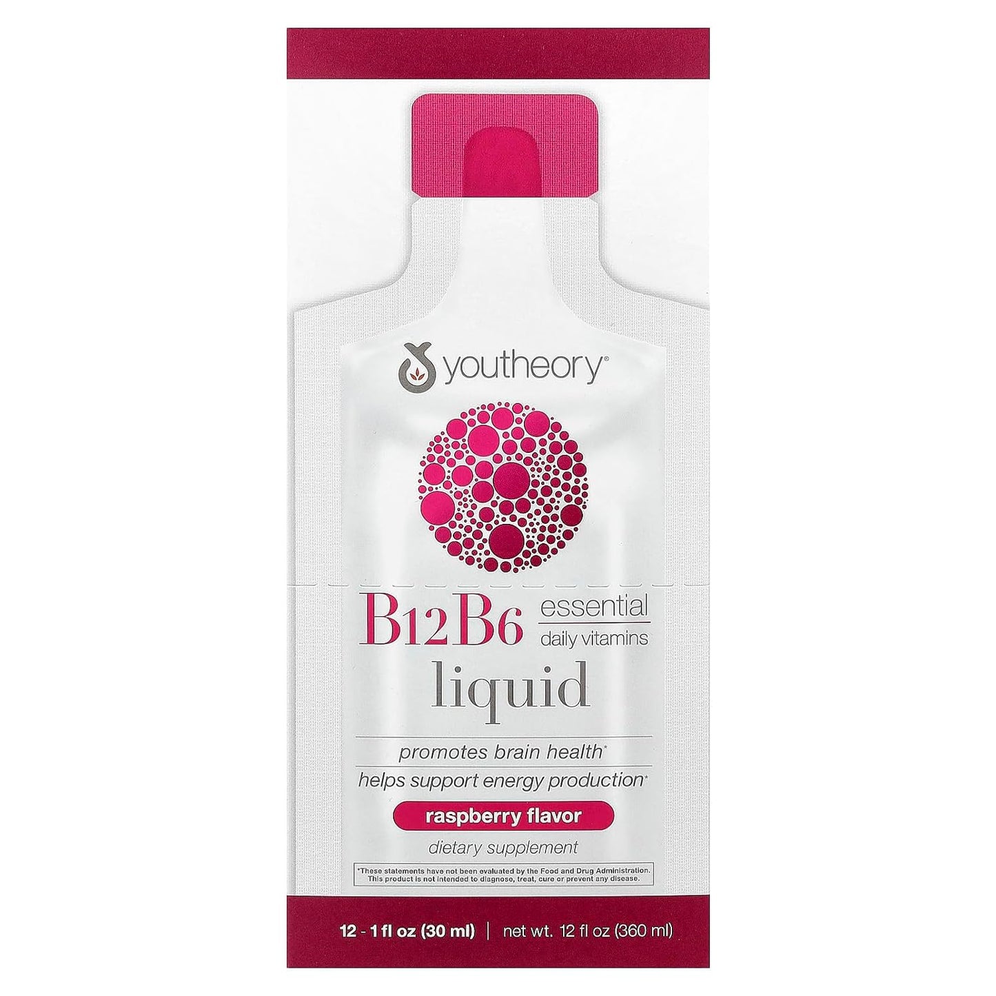 Vitamin B12 & B6 Liquid Supplement – 12 Pack - görsel 1