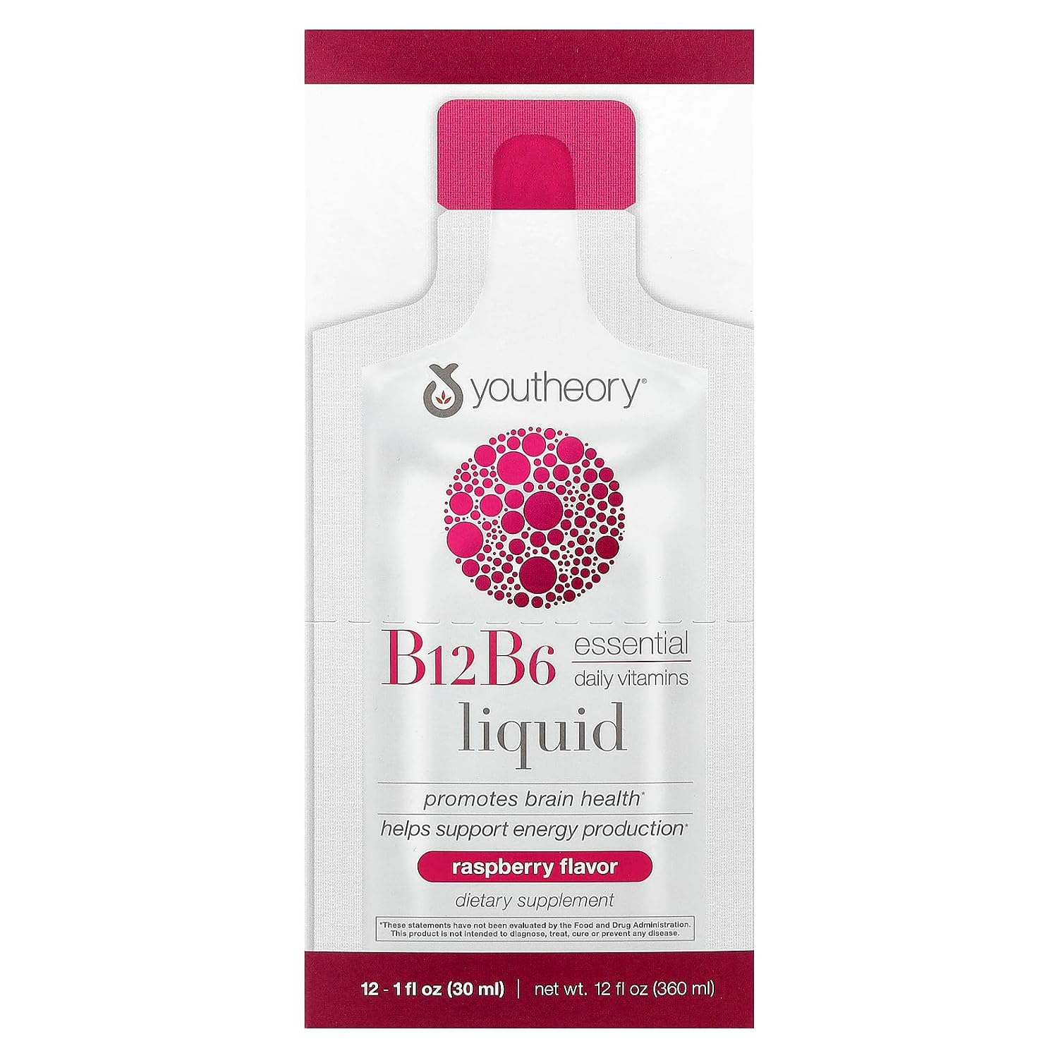 Vitamin B12 & B6 Liquid Supplement – 12 Pack - görsel 1