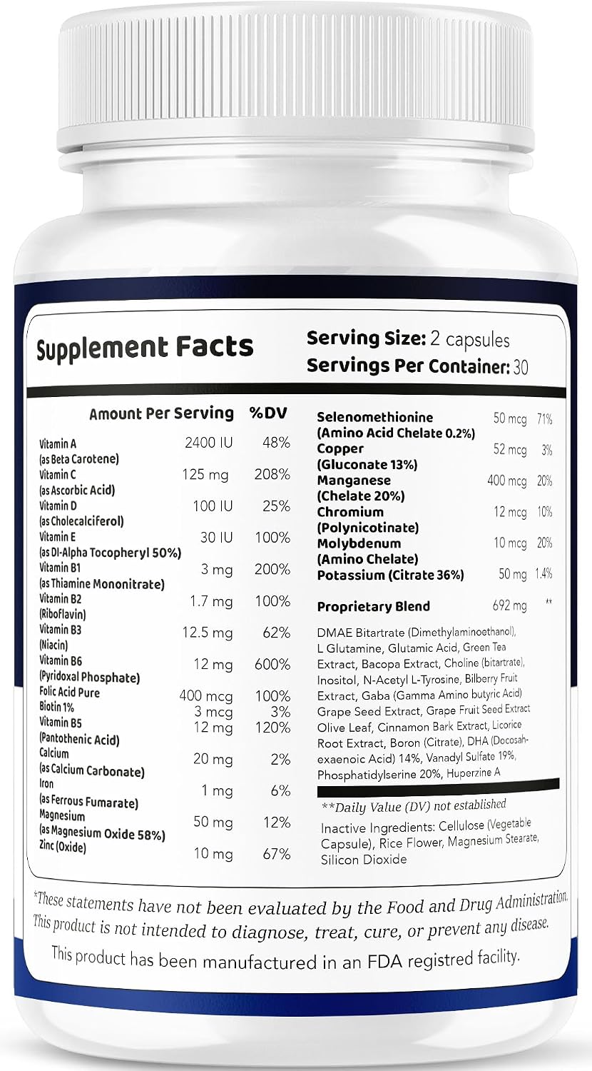 (5 Pack) Memoforce Brain Supplement - – Dosage: A 5-month supply allows for consistent daily intake without – Image 6