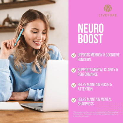 Pure Neuro Boost | 30 Capsules | Nootropic – Sage extract: Commonly used to support cognitive function and mood. – Image 3