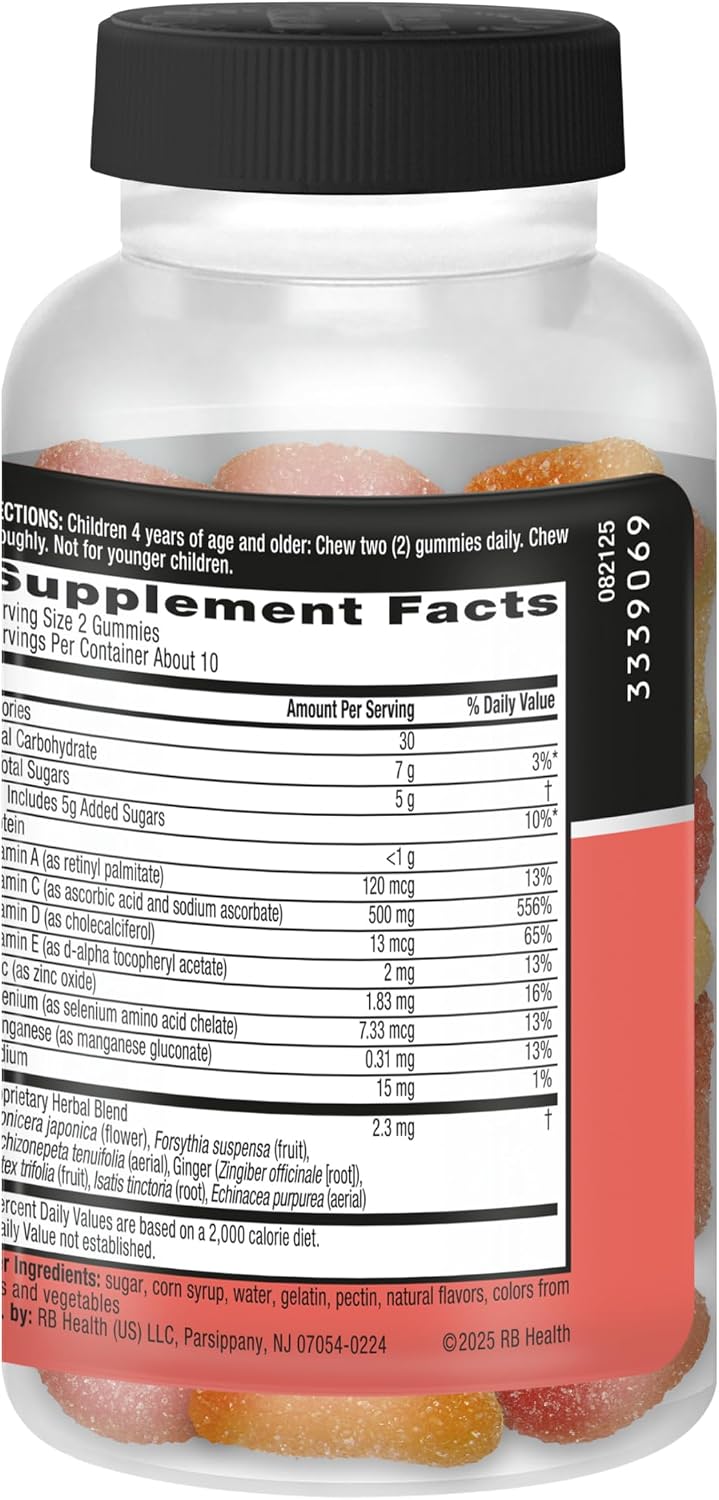 Airborne Kids Immune Support Gummies, Assorted Fruit Flavour, 21 Pack - görsel 10
