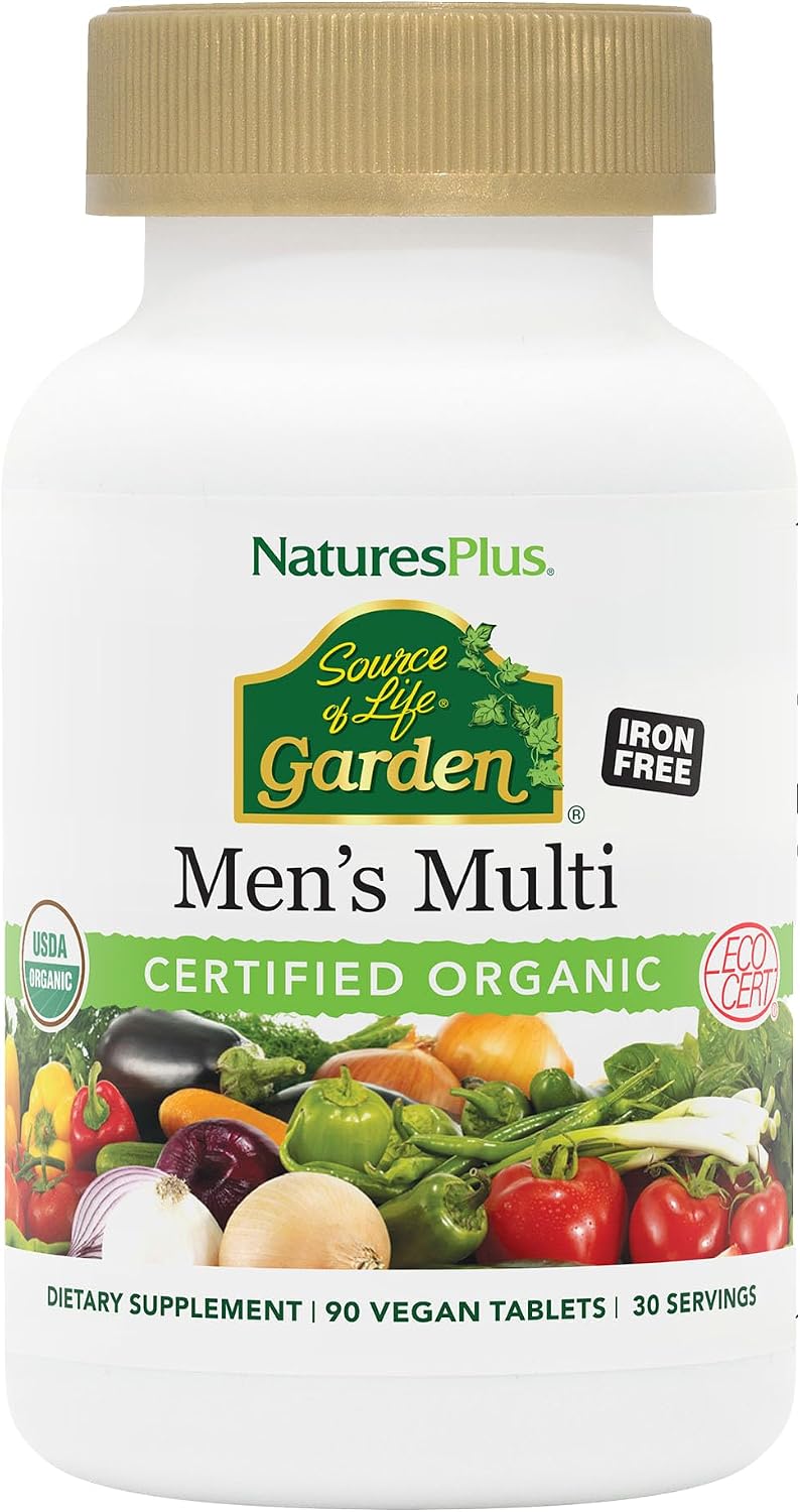 NaturesPlus Source of Life Garden Men's Multivitamin - 90 Tablets - görsel 1