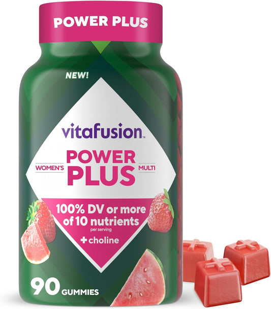 vitafusion Power Plus Women's’s Multivitamin – Vitamin D3: Supports bone health and immune function.* – Image 1