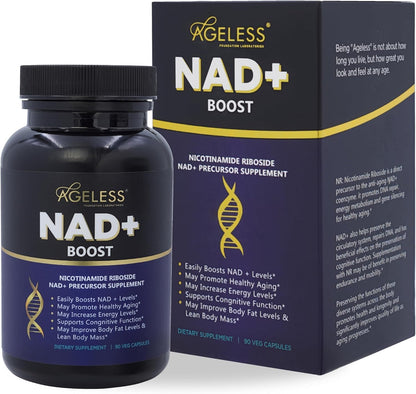 Ageless NAD+ Supplement - Nicotinamide – Physical performance: Whether you're hitting the gym or just getting – Image 9