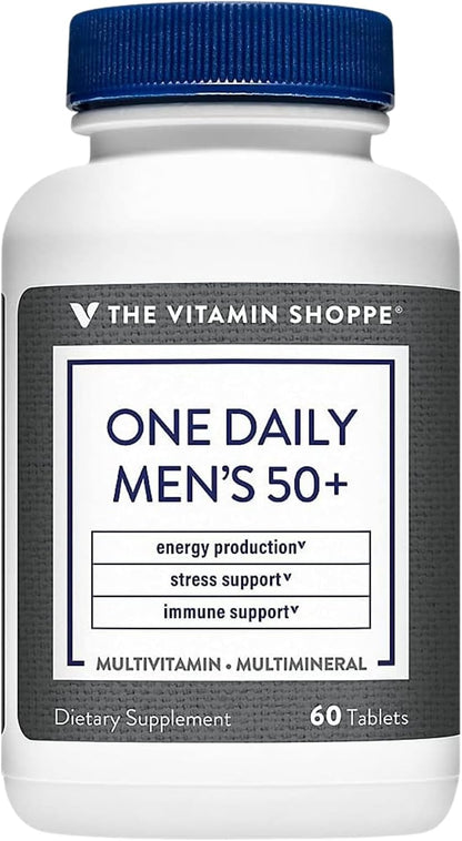 The Vitamin Shoppe One Daily Men's 50+ Multivitamin, 60 Tablets
