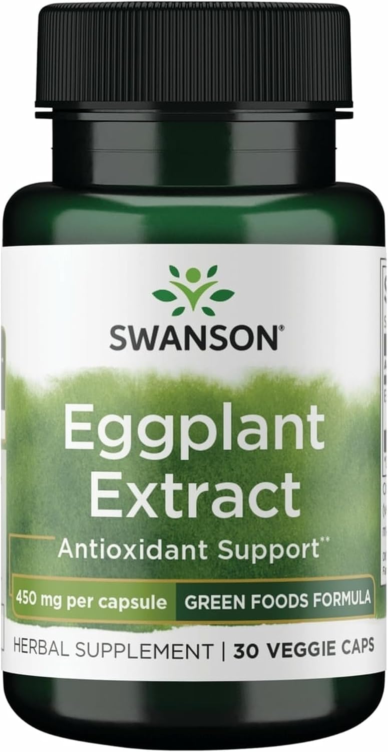 Swanson Eggplant Extract 20:1, 450 mg, 30 Veg Capsules (2 Pack) - görsel 7