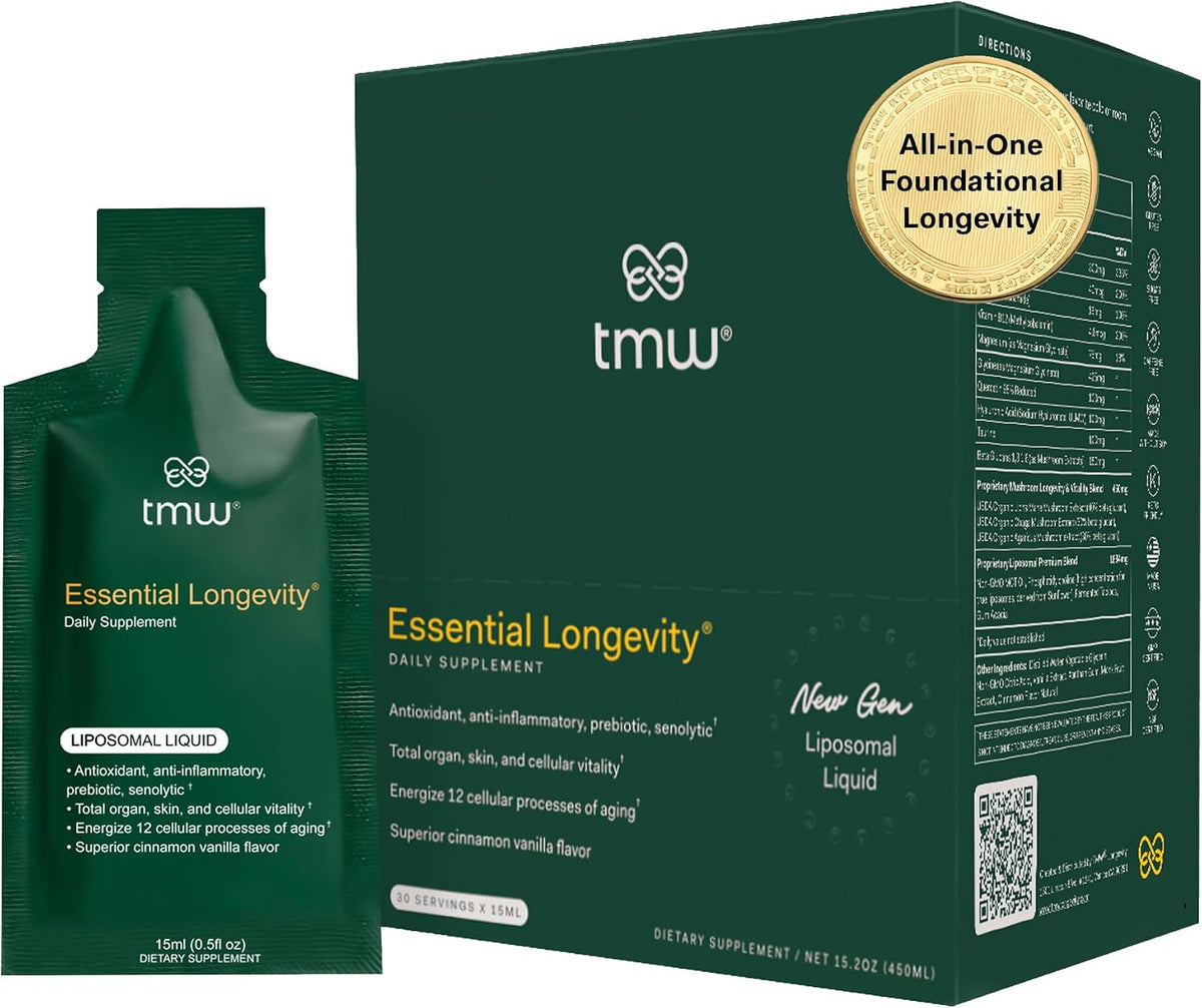 Essential Longevity® — 100% Liposomal 15-in-One Stack, 30 Sachets – Image 1