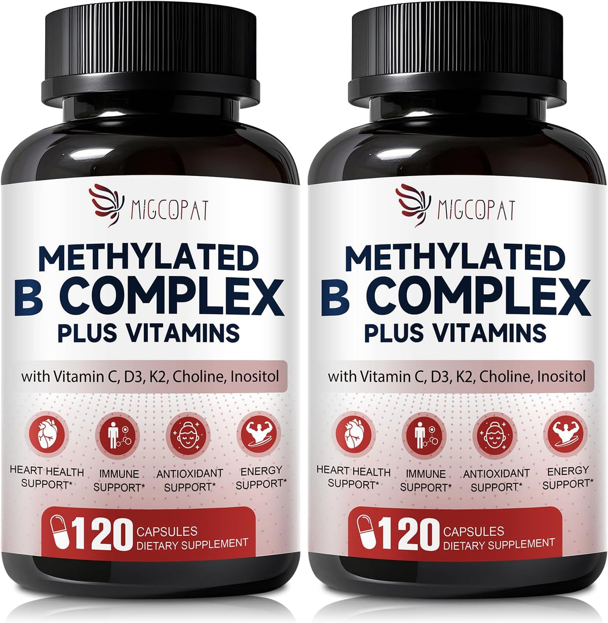 Migcopat 17-in-1 Methylated B Complex, – Plus vitamins B1, B2, B3, B5, B6, Biotin, and Vitamin C – all in – Image 10