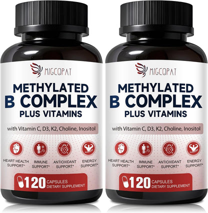 Migcopat 17-in-1 Methylated B Complex, – Plus vitamins B1, B2, B3, B5, B6, Biotin, and Vitamin C – all in – Image 10