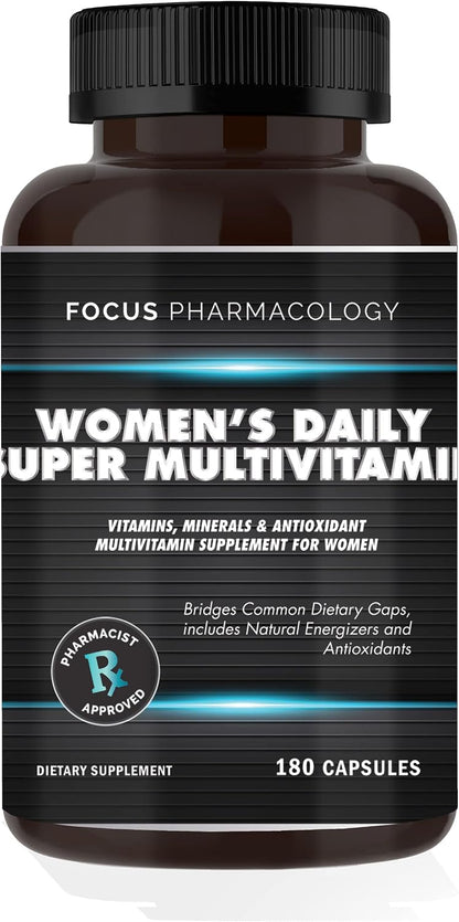 Women's's Daily Super Multivitamin - 180 Count, 3 Month Supply