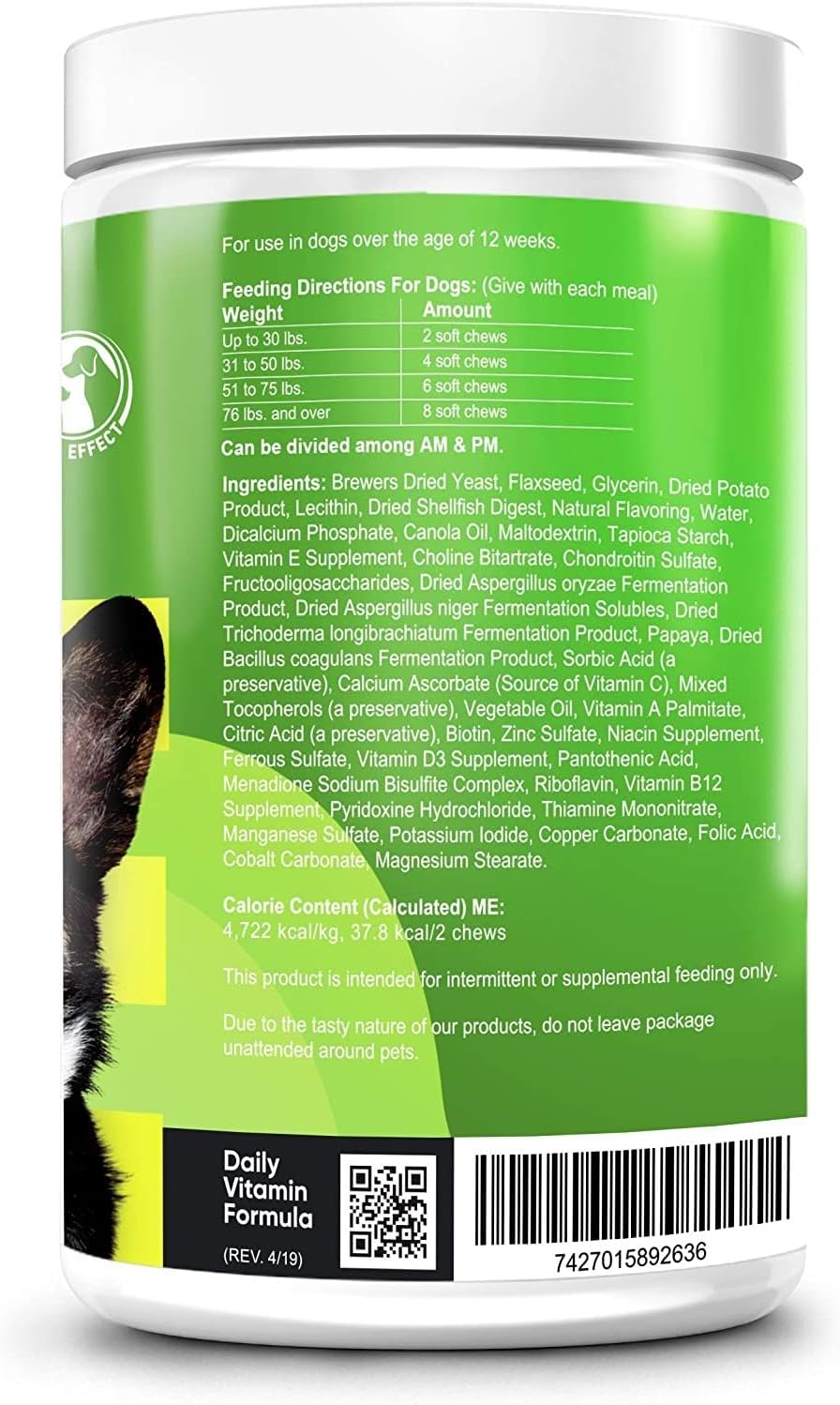 IE 4-in-1 Dog Multivitamins with Joint Support, Immune Health, Skin & Heart Health – 90 Soft Chews - görsel 2