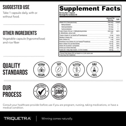 BioActive Vitamin B Complex - Blood Stream – B12 (Cobalamin) as Methylcobalamin, Adenosylcobalamin, and – Image 8