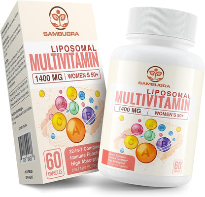 Sambugra Liposomal Multivitamin for Women's – CoQ10 – an antioxidant that supports heart health and cellular – Image 1