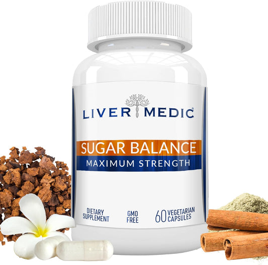 Liver Medic Blood Sugar Complex Supplement – – Berberine – This plant alkaloid has been studied for its role in – Image 1