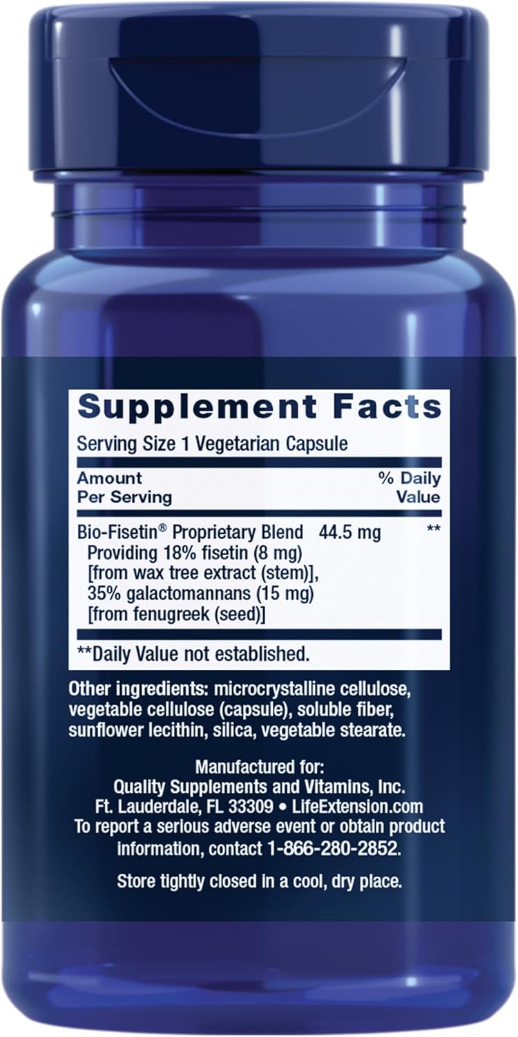 Life Extension Bio-Fisetin - 30 Vegetarian Capsules - görsel 2