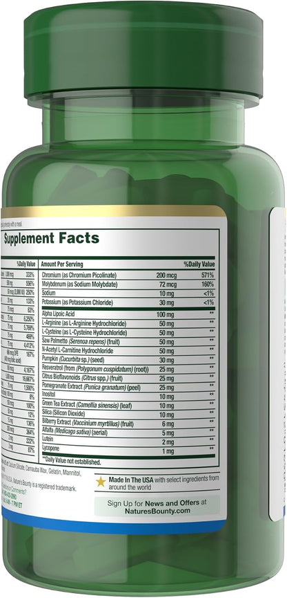Nature's Bounty High Potency Men's Complete – Energy Metabolism: B vitamins help convert food into energy, which – Image 8