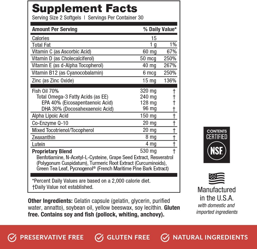 EyePromise DVS Eye Supplement – 60 Softgels (30-Day Supply) - görsel 5