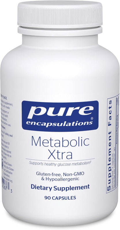Pure Encapsulations Metabolic Xtra – Carbohydrate Metabolism Support – 90 Capsules