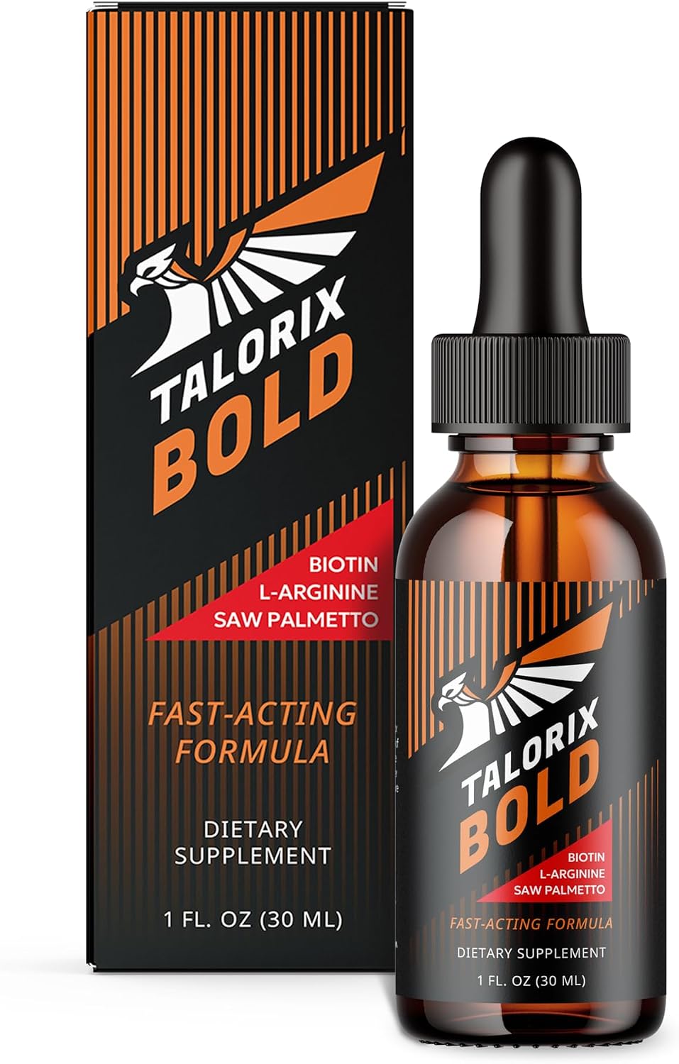 Talorix Bold Vitamin Drops for Men – Biotin, Saw Palmetto, L-Arginine, 5 Pack – Image 2