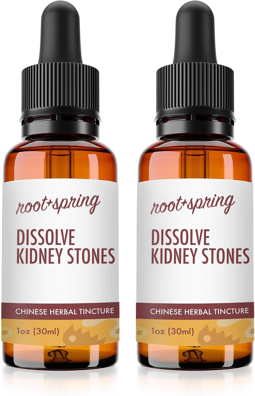 root + spring Dissolve Kidney Stones Liquid Extract – Shi Lin Herbal Tincture, 30 mL (Pack of 4) - görsel 9