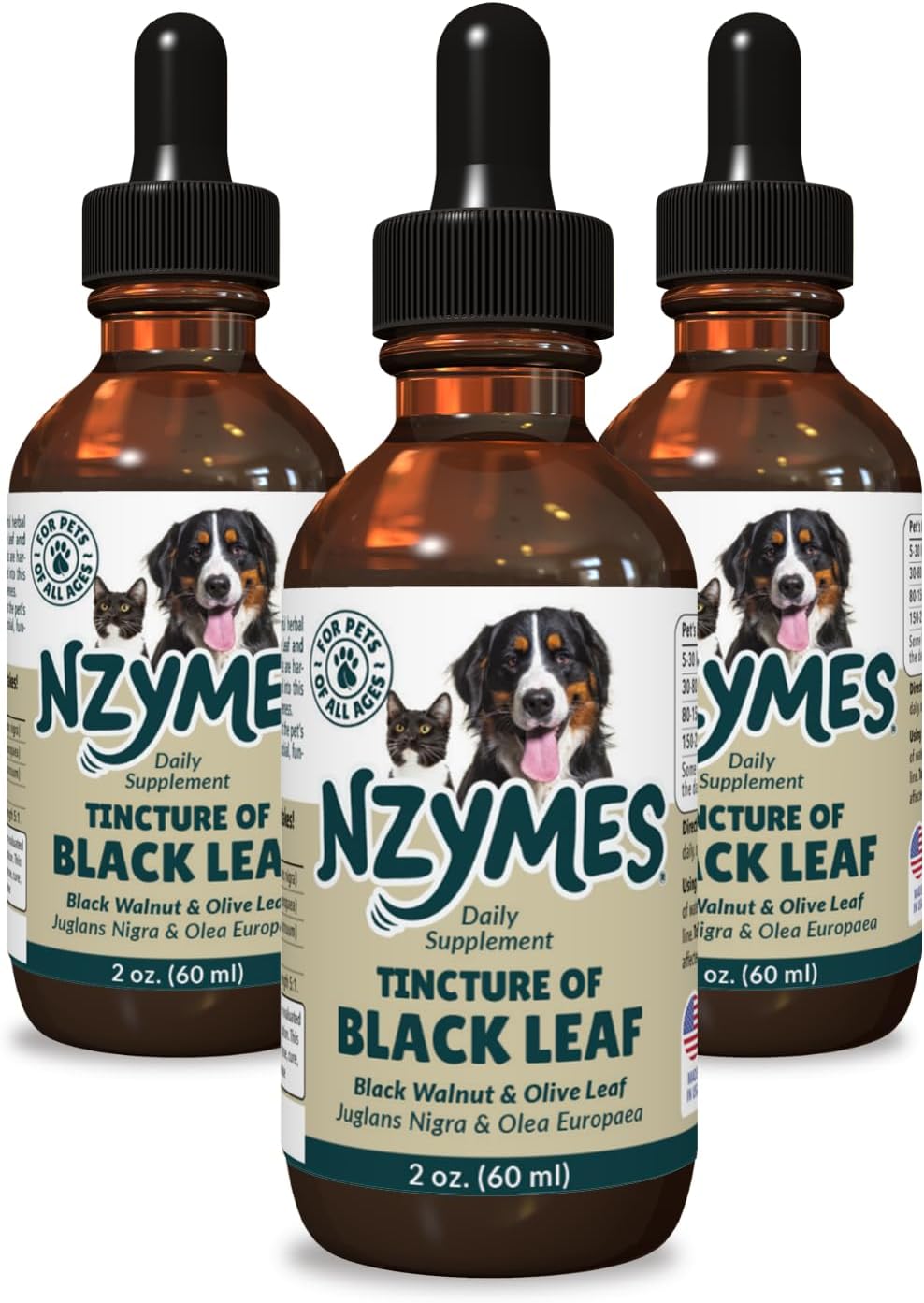BlackLeaf Tincture for Pets - 3 Pack - görsel 1