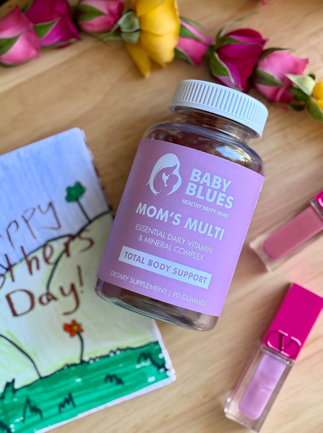 Baby Blues Multivitamin for Women's - Daily – Folate (167% DV): Essential for cell growth and DNA synthesis. This – Image 7