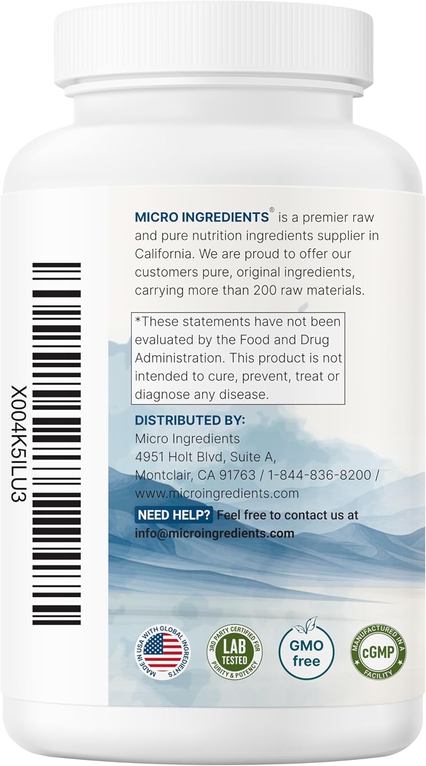 Glycine 2,000mg per Serving - 240 Vegetable – Free-Form Amino Acid: Rapidly absorbed without requiring digestive – Image 7