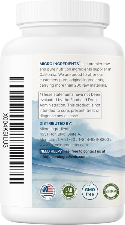 Glycine 2,000mg per Serving - 240 Vegetable – Free-Form Amino Acid: Rapidly absorbed without requiring digestive – Image 7