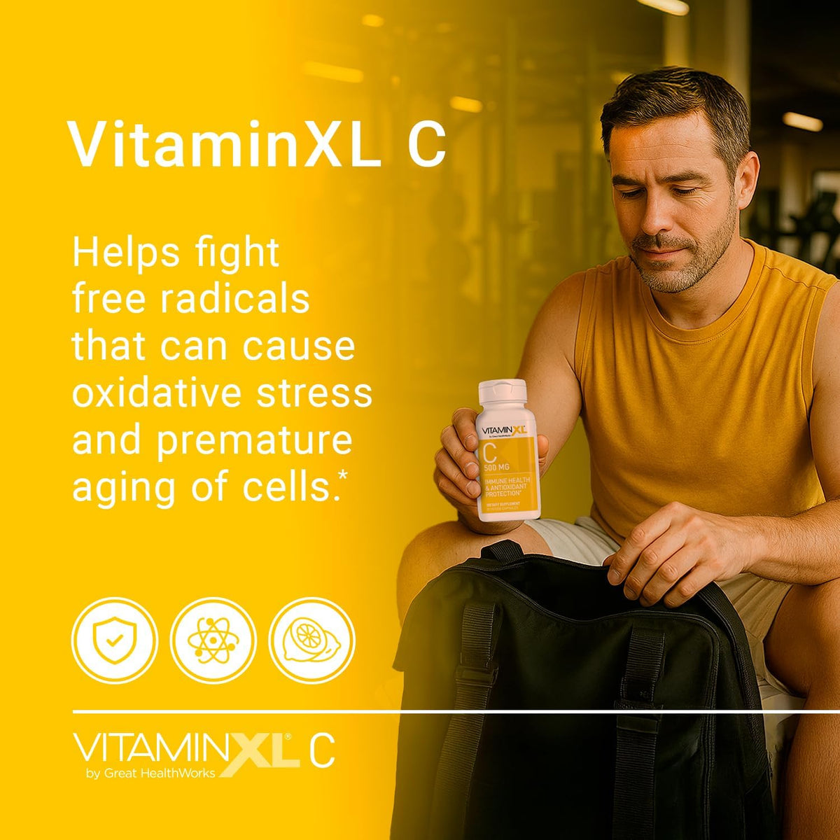 OmegaXL VitaminXL Vitamin C, 500 mg - 30 – Neurotransmitter Synthesis: Vitamin C is essential for the production – Image 4