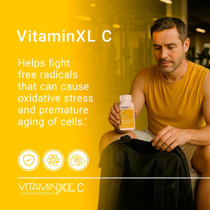 OmegaXL VitaminXL Vitamin C, 500 mg - 30 – Neurotransmitter Synthesis: Vitamin C is essential for the production – Image 4