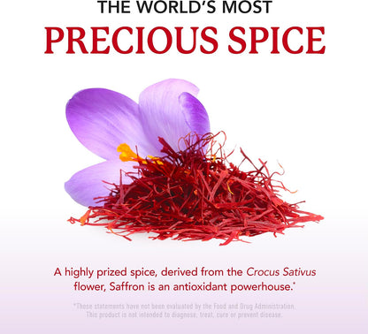 Saffron Supplements 88.5mg – Pure Saffron – Picrocrocin – The compound responsible for saffron’s bitter taste, – Image 3